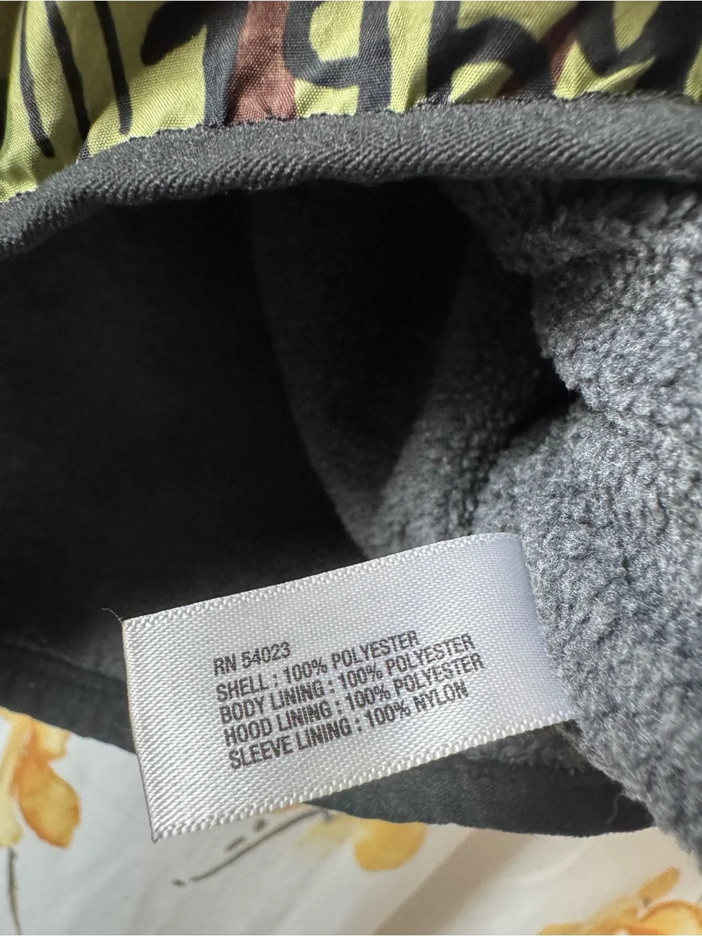 Baby Gap Camo Fleece Lined Jacket